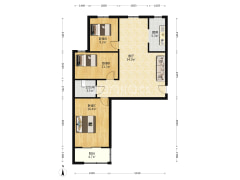 位于华阳路，交通方便 配套齐全  带装修-涿州紫荆小区商住楼户型图