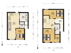沙正街 次新小区 精装正规三房 适合居家-重庆郁金香国际公寓户型图
