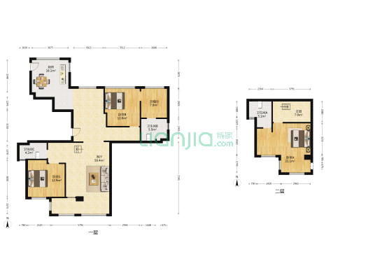 华鸿香缇学府 3室1厅3卫 154平方