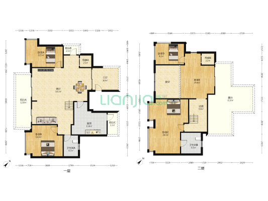 金融街·金悦府 5室1厅2卫 151平方