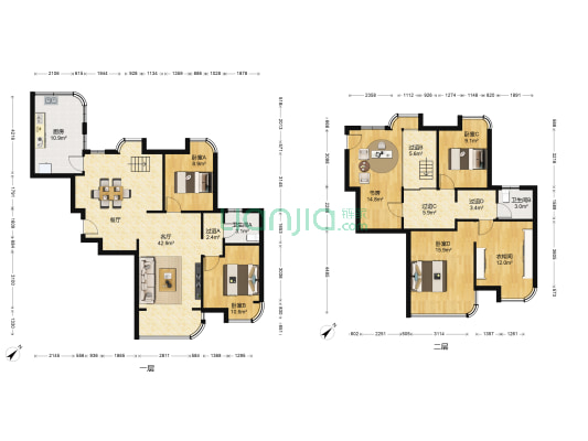 新景舜弘天籁 5室1厅2卫 154平方