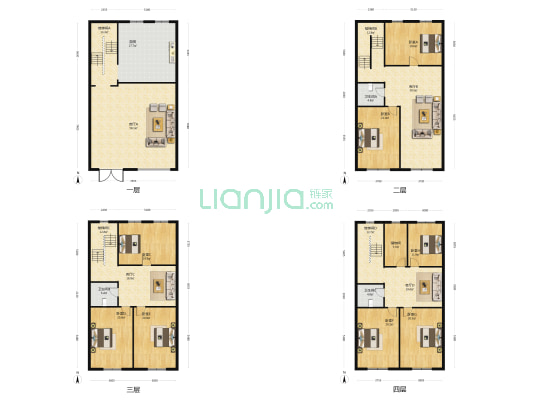 石谢居 8室4厅3卫 420平方