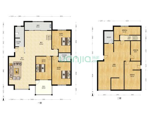 雅居苑 3室2厅3卫 183平方