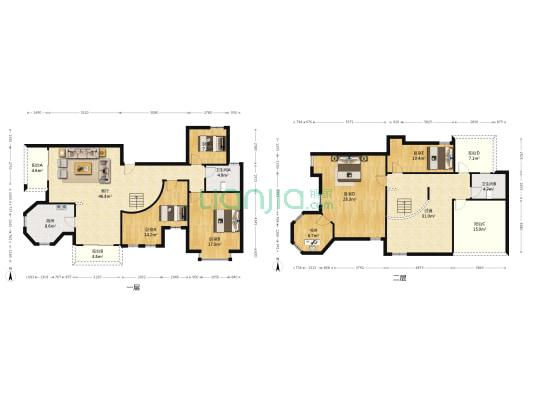 天骄美茵河谷 6室1厅2卫 192平方