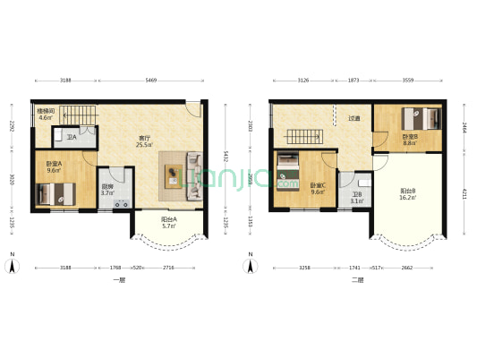 兴达路 3室1厅2卫 120平方