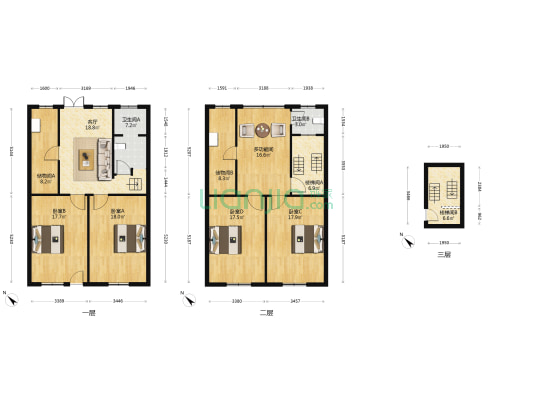 环山巷 5室1厅2卫 158平方