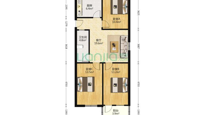 棉麻公司家属楼二手房实景图