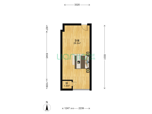 中堂院墅 1室0厅0卫 41平方