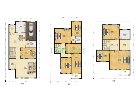 天山花园 8室2厅3卫 366平方