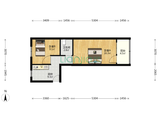永宁巷1号 2室0厅1卫 49平方