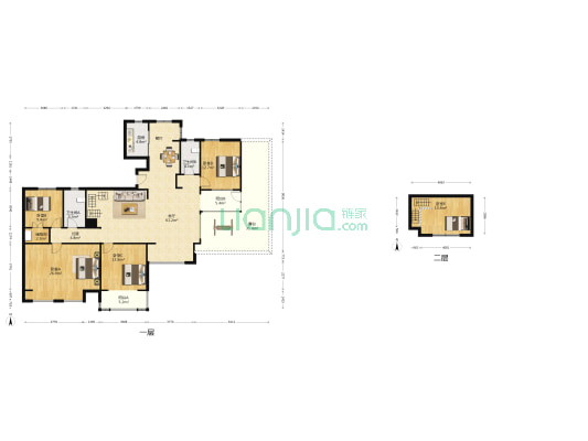 奥兰和园 5室1厅2卫 176平方