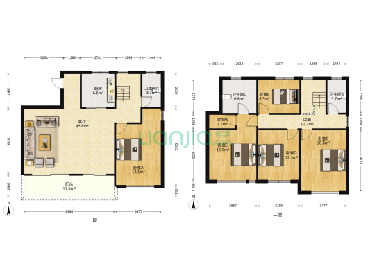 东宸铭筑 5室1厅3卫 201平方