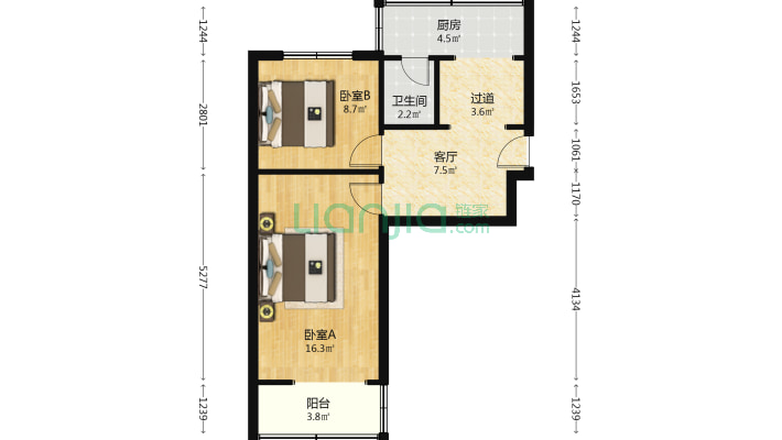铝材厂宿舍二手房实景图