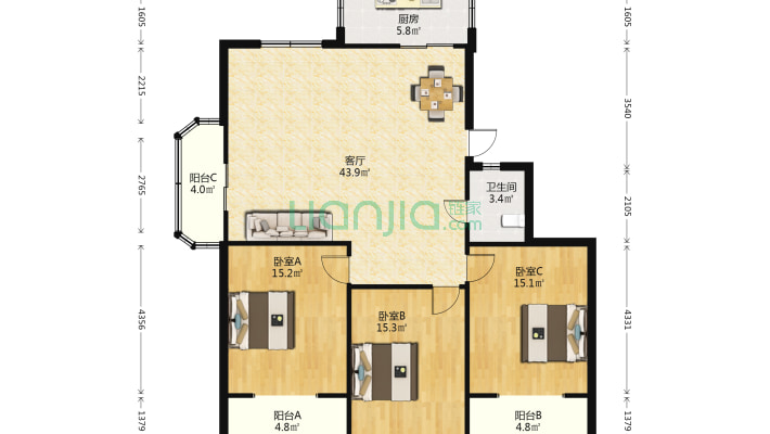 建业大厦二手房实景图