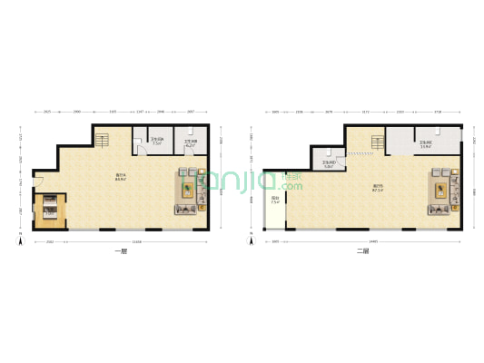 保利天玺 1室2厅4卫 151平方