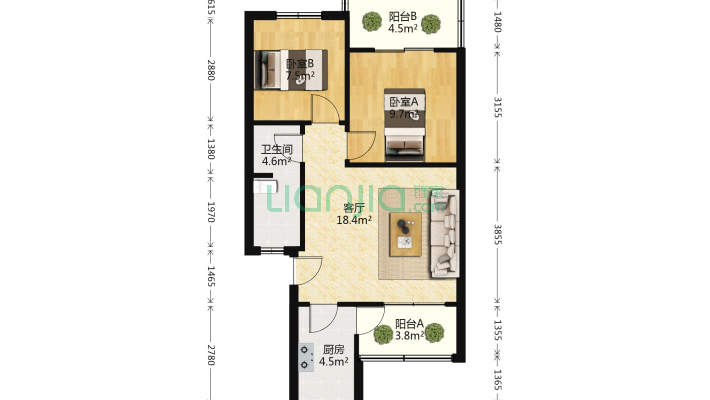 金科苑路93号二手房实景图