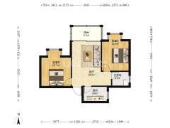 喜欢矮楼层的这里看，中南石家园新上一套两室-重庆南石家园户型图