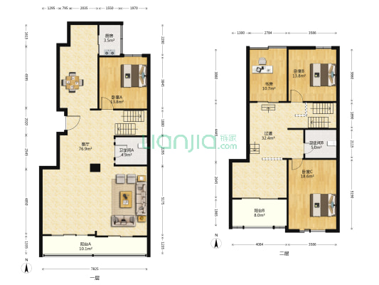 世富嘉园 4室1厅2卫 220平方