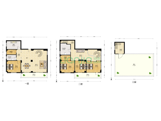 海明苑 4室2厅2卫 210平方