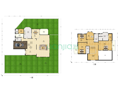 海天花园(别墅) 5室2厅5卫 385平方