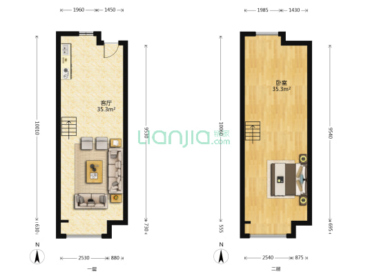 万科新都会三期 1室1厅0卫 52平方