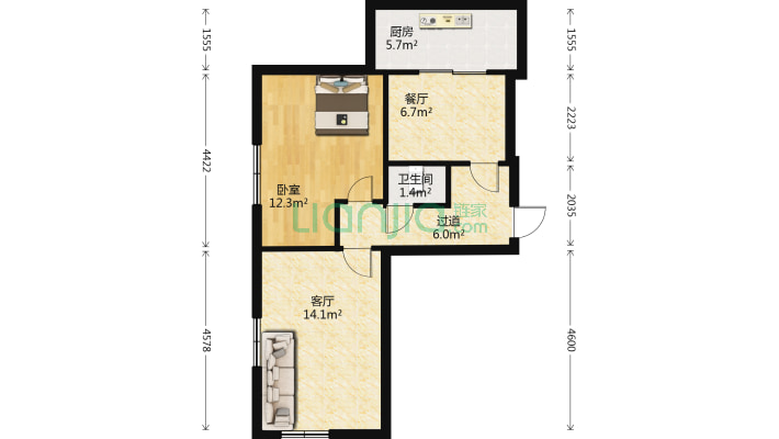 八道沟工会楼二手房实景图
