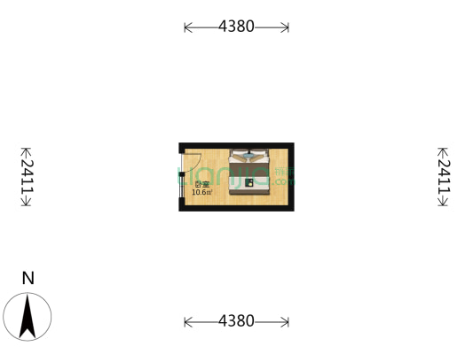 韩家胡同 1室0厅0卫 12平方