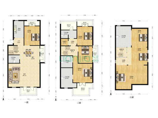 紫郡花园 7室2厅5卫 285平方