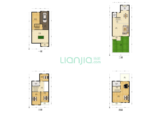 龙湖悠山郡 4室1厅3卫 280平方