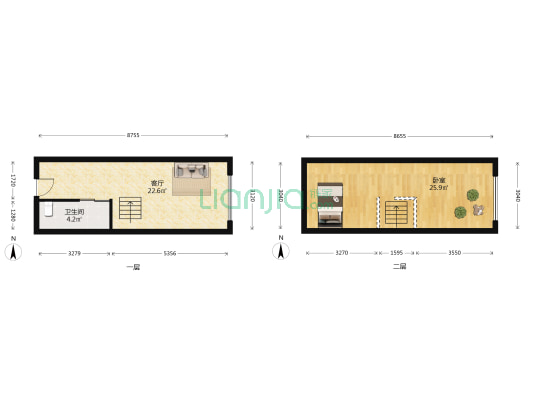 上悦天地云海苑 1室1厅1卫 41平方