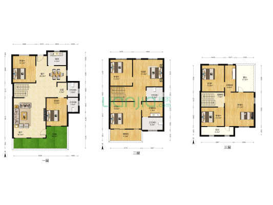 紫气东来 8室2厅4卫 286平方