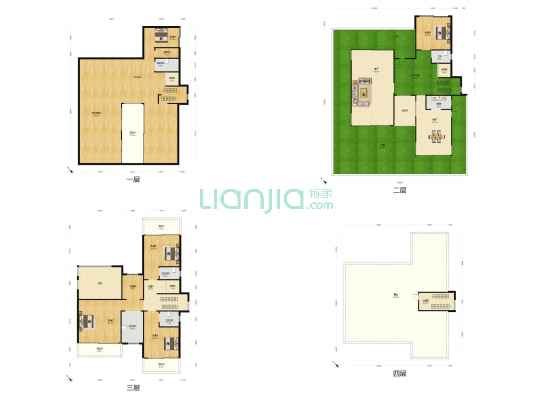 天和领海墅 6室2厅5卫 526平方