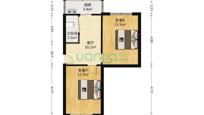五建小区二手房实景图