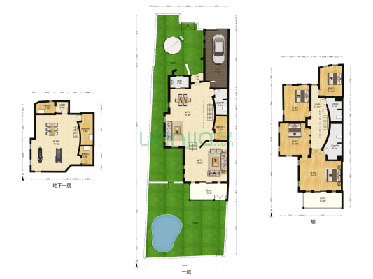 雪梨澳乡A区 4室2厅3卫 262平方