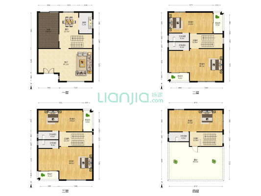 龙石村 5室2厅5卫 351平方