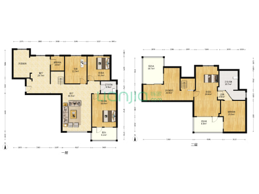 育慧名苑一期 5室2厅2卫 136平方