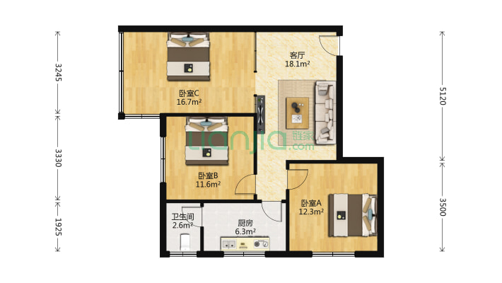 新添大道南段18号二手房实景图