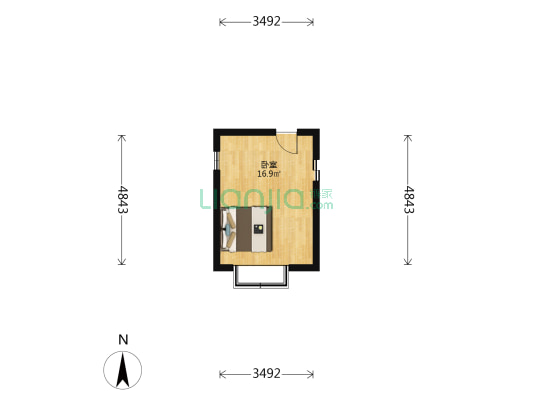 齐河路 1室0厅0卫 24平方