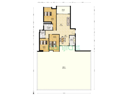 朗晴假日三期 3室2厅2卫 130平方