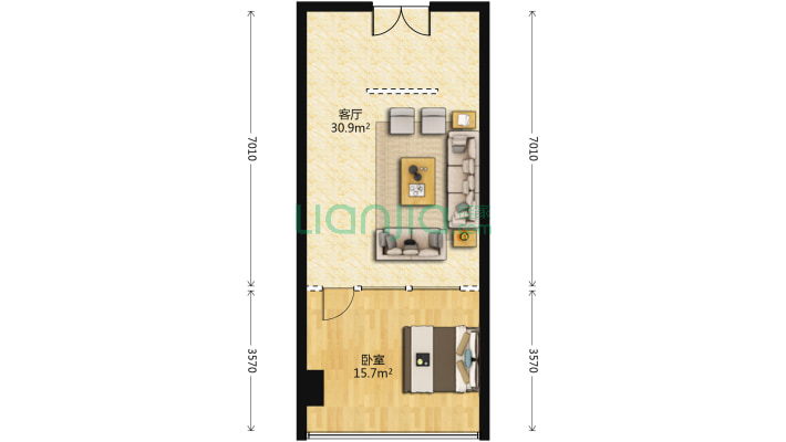 置信广场二手房实景图