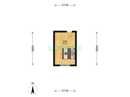 棉四二宿舍 1室0厅0卫 28平方