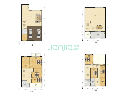 大都会高尔夫和风(别墅) 6室2厅4卫 514平方