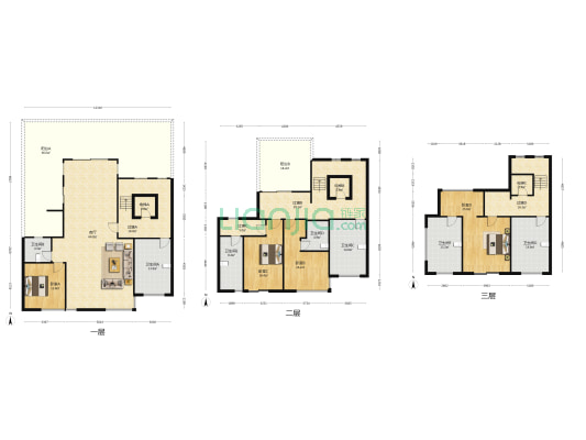 麓府大院藏月 4室1厅7卫 514平方