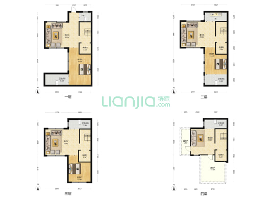 泰禾桂山院子 3室4厅5卫 177平方