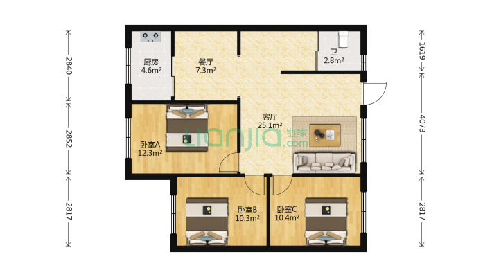 昆明经开区火电职工住宅区二手房实景图