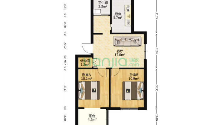 惠民小区E区二手房实景图