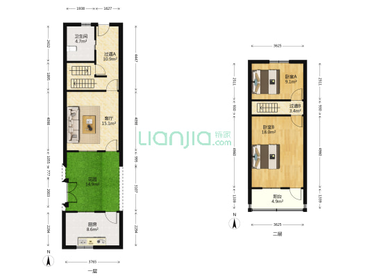 河东新村 2室1厅1卫 85平方