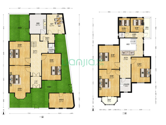 洛华里 8室3厅3卫 292平方