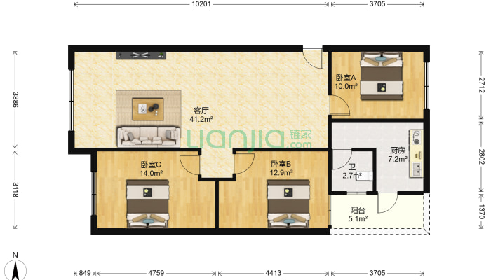 建设路二段267号二手房实景图