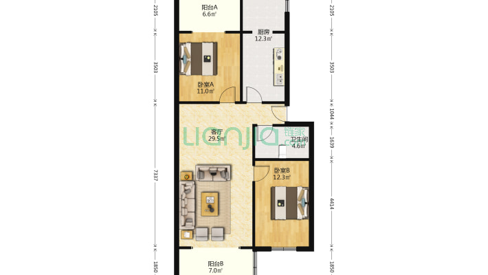 双栅子街102号二手房实景图